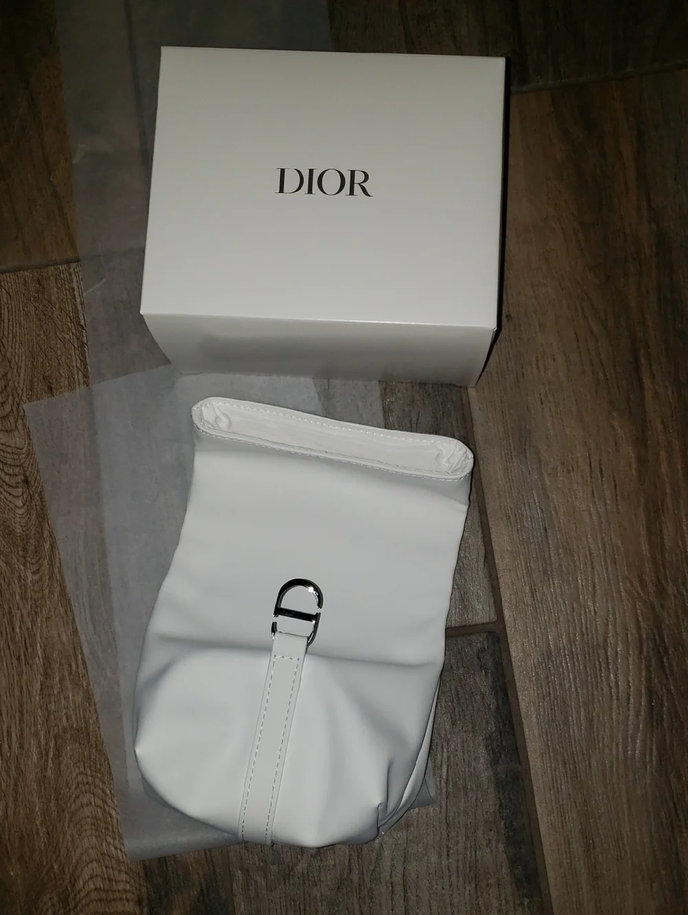 NEW in Box Christian Dior Pouch Trousse Clutch Mini Bag Cosmestic Case White - Picture 6 of 9